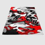 jordan nike aesthetic soft fleece blanket 0