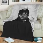 juice wrld brsh fleece throw blanket 0