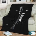 kar98k fleece throw blanket 0