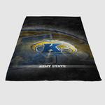 kent state college basketball soft fleece blanket 0