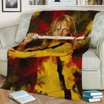 kill bill fleece throw blanket 0