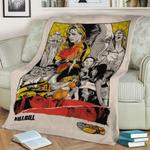kill bill tarantino fleece throw blanket 0