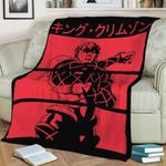 king crimson fleece throw blanket 0