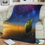 king kai planet fleece throw blanket 0