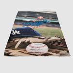 la dodgers soft fleece blanket 0