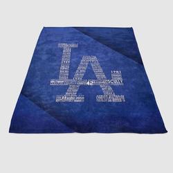 La Dodgers Style Soft Fleece Blanket Meaningful Gift For Halloween Christmas