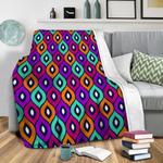 leela purple fleece throw blanket 0
