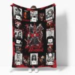 legends of horror movie throw blanket fleece blankets birthday gifts halloween gifts 0