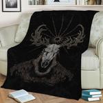 leshen king of the forest fleece throw blanket 0