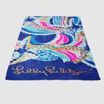 lilly pulitzer ocean jewels soft fleece blanket 0