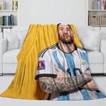 lionel messi blanket flannel throw room decoration 0