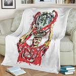 liverpool steven gerrard fleece throw blanket 0