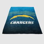 los angeles chargers nfl logo 2 soft fleece blanket 0