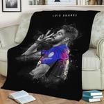 luis suarez fleece throw blanket 0