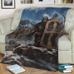 Mahakaman Defenders Fleece Throw Blanket Meaningful Gift For Halloween Christmas