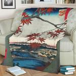 maples at mama fleece throw blanket 0