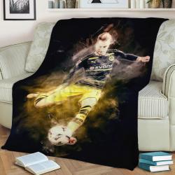 Marco Reus Fleece Throw Blanket Meaningful Gift For Halloween Christmas