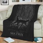 matrix fleece throw blanket 0