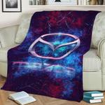 mazda fleece throw blanket 0
