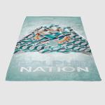 miami dolphins gloves nation soft fleece blanket 0