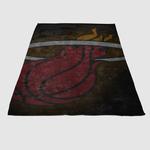 miami heat 3 soft fleece blanket 0