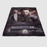 michael myers halloween 1 soft fleece blanket 0