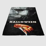 michael myers halloween horror soft fleece blanket 0