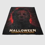 michael myers halloween movie soft fleece blanket 0
