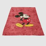 mickey cartoon soft fleece blanket 0