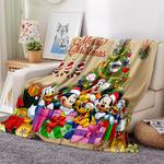 mickey mouse pattern blanket flannel throw room decoration 0