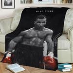 mike tyson fleece throw blanket 0