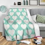 minty love fleece throw blanket 0