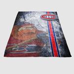 montreal canadiens logo hockey 2 soft fleece blanket 0
