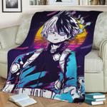 my hero academia fleece throw blanket 0
