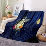 my neighbour totoro blanket flannel throw room decoration 0