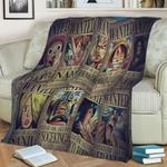 nami one piece fleece throw blanket 0