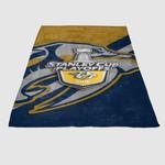 nashville predators 2016 playoffs soft fleece blanket 0