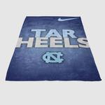 nc tar heels blues soft fleece blanket 0