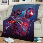neon fleece throw blanket 0