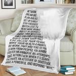 network dream big fleece throw blanket 0
