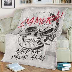Never Fade Away Fleece Throw Blanket Meaningful Gift For Halloween Christmas