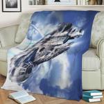 new millenium falcon fleece throw blanket 0