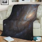 ngc 4651 galaxy fleece throw blanket 0