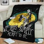 nightmare before christmas fleece throw blanket 0