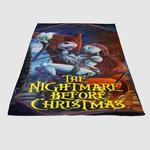 nightmare before christmas romance soft fleece blanket 0
