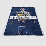 nikola jokic denver soft fleece blanket 0