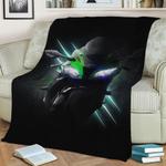 ninja zx10r krt fleece throw blanket 0
