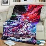 no game no life fleece throw blanket 0