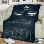 no088 fotd gt40 mk ii fleece throw blanket 0