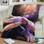 nobara jujutsu fleece throw blanket 0